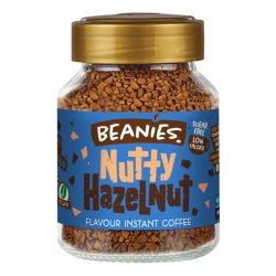   Beanies Nutty Hazelnut Mogyorós ízesítésû azonnal oldódó kávé 50g