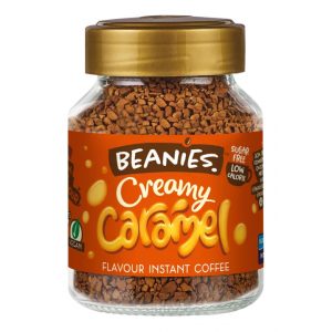 Beanies Creamy Caramel Karamell ízesítésû azonnal oldódó kávé 50g