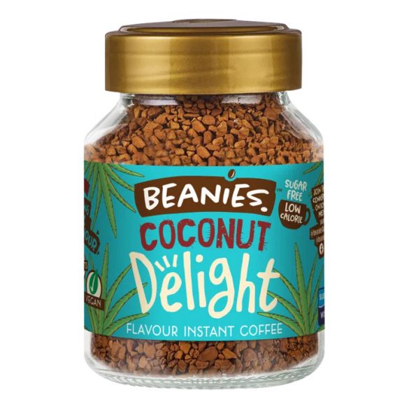 Beanies Coconut Delight Kókuszos ízesítésû azonnal oldódó kávé 50g