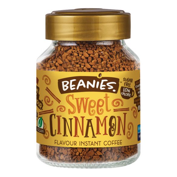 Beanies Sweet Cinnamon Fahéj ízesítésû azonnal oldódó kávé 50g