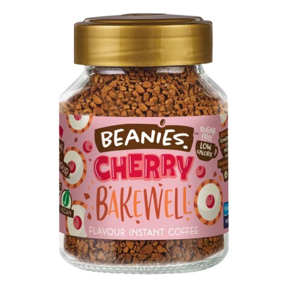 Beanies Cherry Bakewell Cseresznyés süti ízesített instant kávé 50g