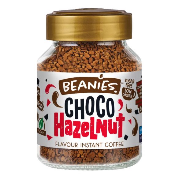 Beanies Choco Hazelnut Csokoládés Mogyoró Ízesített instant kávé 50g